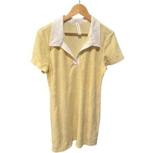 Daily Practice by Anthropologie Team Spirit Short-Sleeve Polo Terry Dress